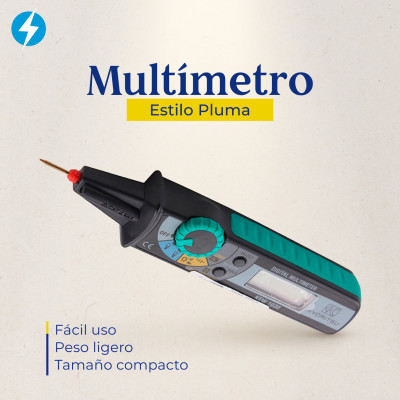 Multímetro estilo pluma 